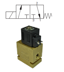 Max 227 L/Min / 350 Bar 2.Way 2.Position Closed Poppet Type Pilot Operated Valve