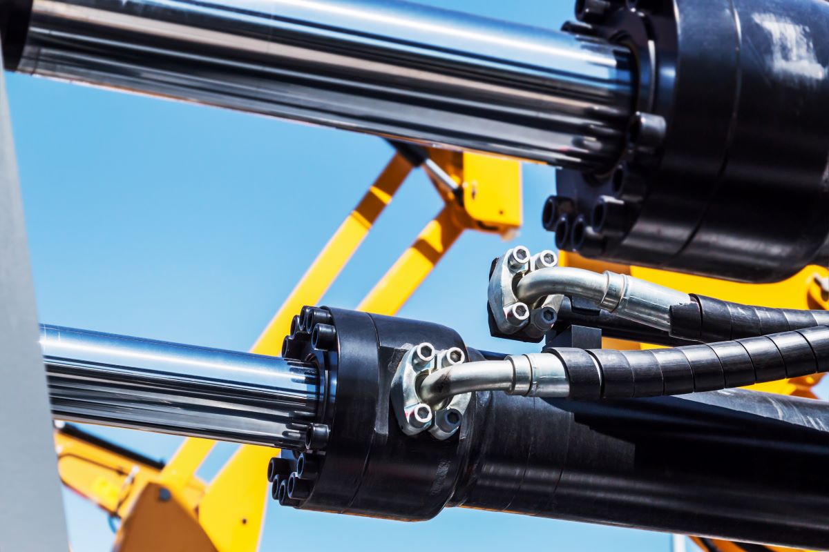 hydraulics used on construction equipment